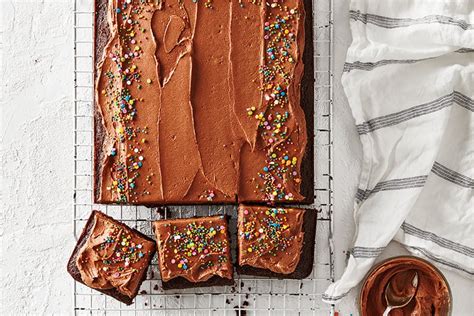 sheet-pan-double-chocolate-cake-canadian-living image