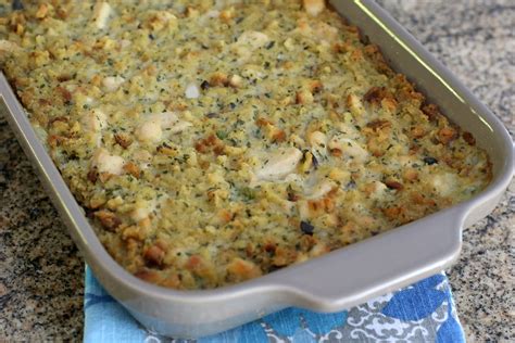 chicken-and-dressing-casserole-recipe-the-spruce image