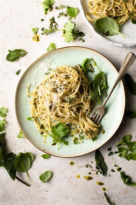 herby-garlic-butter-pasta-sauce-inside-the-rustic image