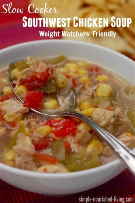 slow-cooker-southwest-chicken-soup-simple-nourished image