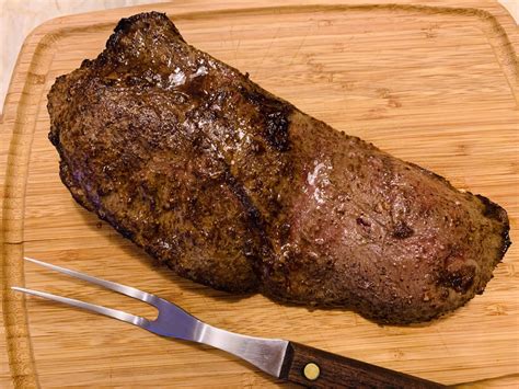 broiled-marinated-hanger-steak-recipe-live-love image