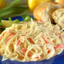 angel-hair-pasta-and-crab-with-alfredo-sauce image