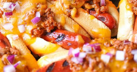 baked-chili-cheese-dogs-damn-delicious image