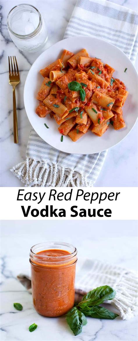 red-pepper-vodka-sauce-a-beautiful-mess image