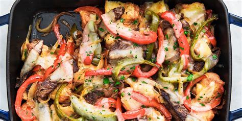 best-philly-cheesesteak-casserole-recipe-delish image