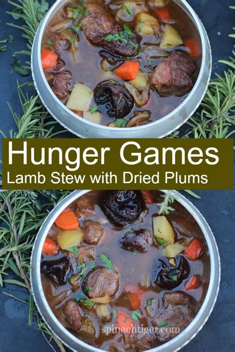 hunger-games-lamb-stew-with-dried-plums-spinach image