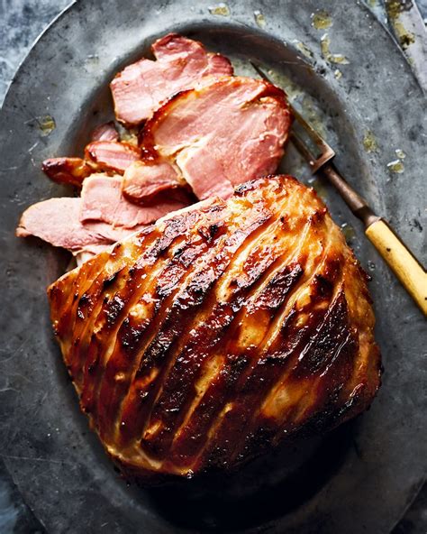 cider-and-mustard-glazed-ham-with-dauphinois-potatoes image