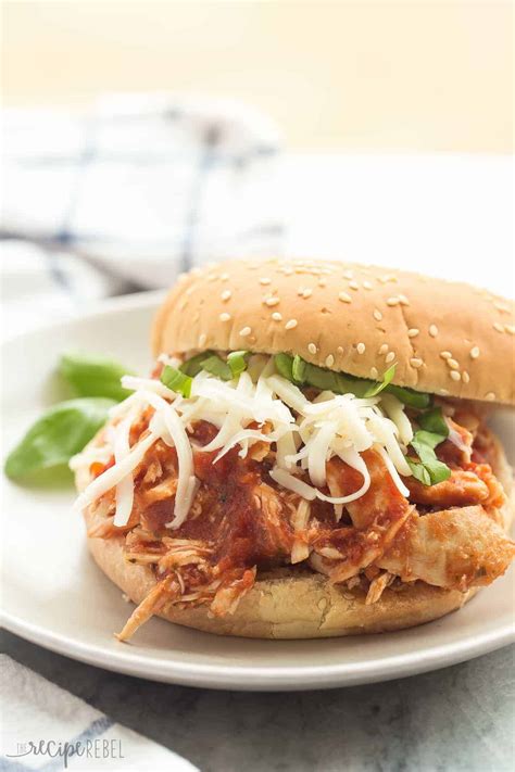 slow-cooker-italian-chicken-sandwiches-the-recipe-rebel image