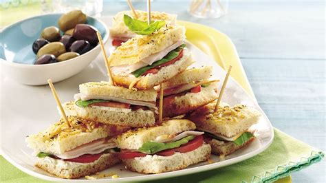 basil-turkey-mini-focaccia-sandwiches image