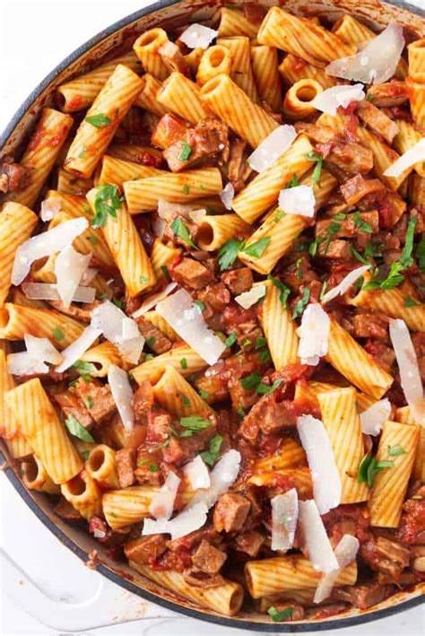 leftover-roast-beef-pasta-skillet-savor-the-best image