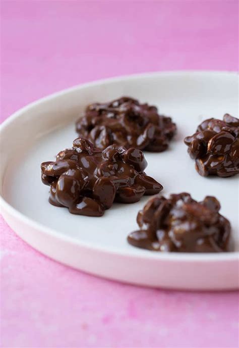 perfect-chocolate-peanut-clusters-3-sweetest-menu image
