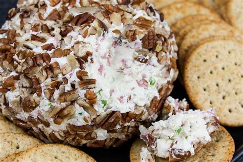 best-cheese-ball-recipe-pecan-crusted-dont-sweat image