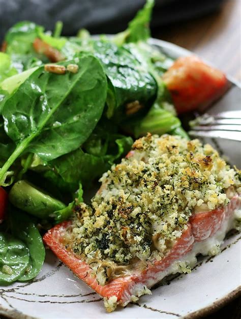 panko-crusted-salmon-with-dill-and-lemon image