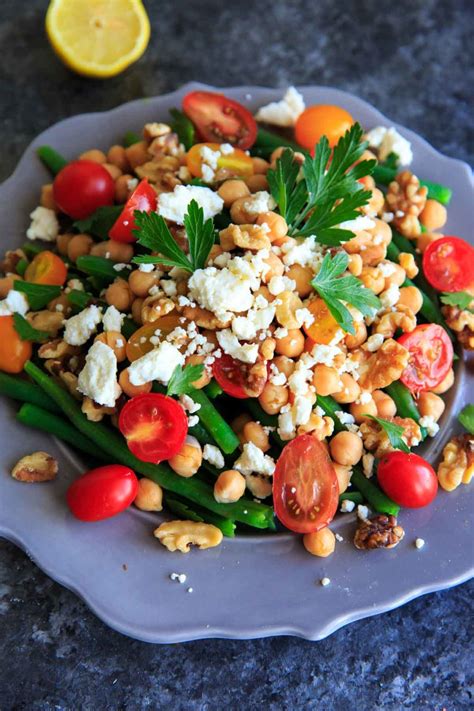 green-bean-chickpea-salad-with-tomato-walnuts-and image