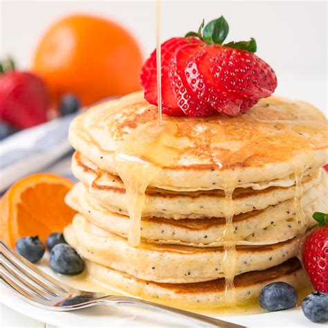 orange-poppy-seed-pancakes-garnish-glaze image