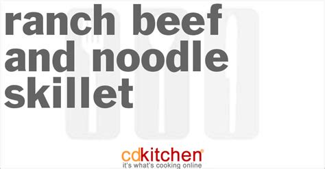 ranch-beef-and-noodle-skillet image