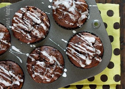 chocolate-chocolate-chip-banana-muffins-skinnytaste image