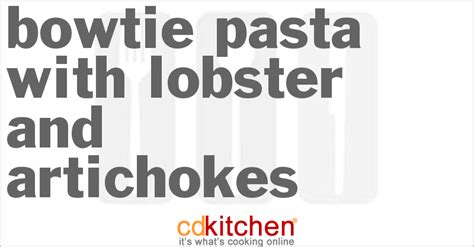 bowtie-pasta-with-lobster-and-artichokes image