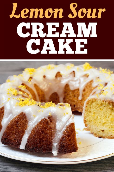 lemon-sour-cream-cake-insanely-good image