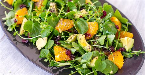 watercress-salad-with-avocado-orange-chia-seeds image