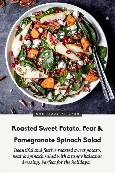 roasted-sweet-potato-spinach-salad-ambitious-kitchen image