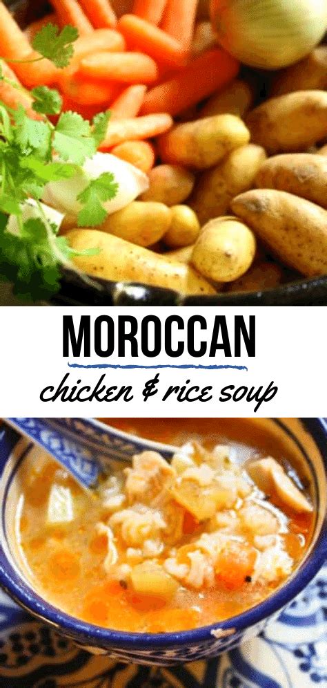 moroccan-chicken-and-rice-soup-marocmama image
