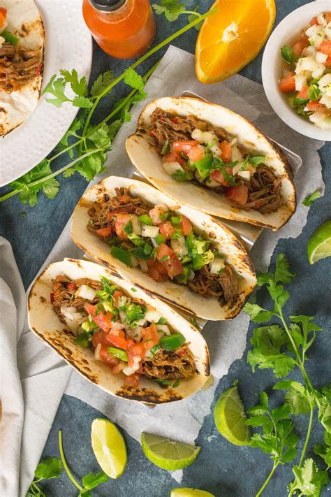 cuban-style-shredded-beef-tacos-with-mojo-salsa image