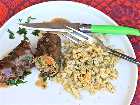 beef-rouladen-with-dill-spaetzle-recipe-serious-eats image