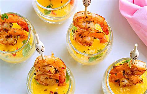 succulent-shrimp-shooters-recipe-with-mango-sauce image