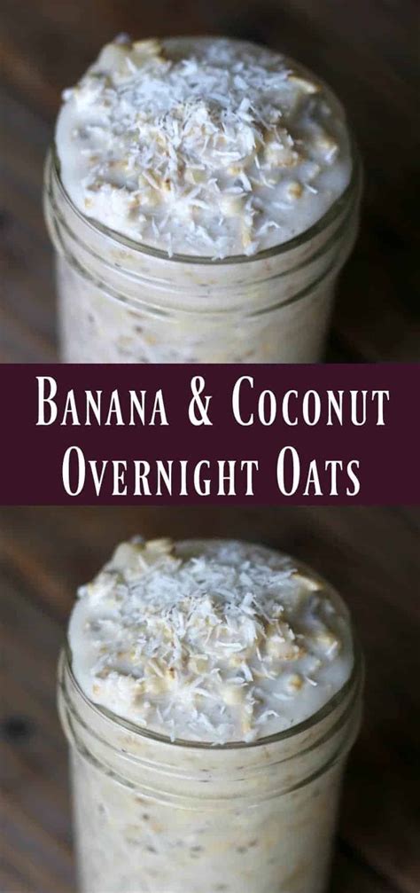 banana-coconut-overnight-oats-organize-yourself-skinny image