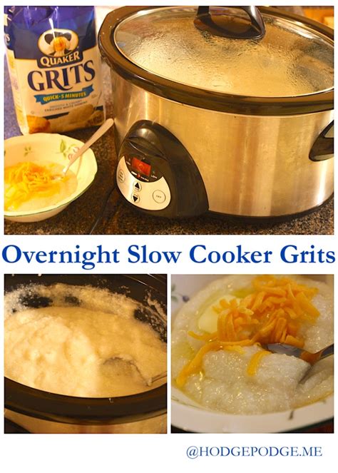 overnight-slow-cooker-grits-and-breakfast-casserole image