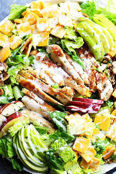 apples-and-cheddar-chicken-salad-recipe-diethood image