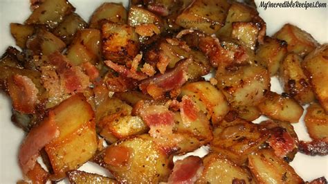 roasted-potatoes-with-bacon-garlic-onions-my image