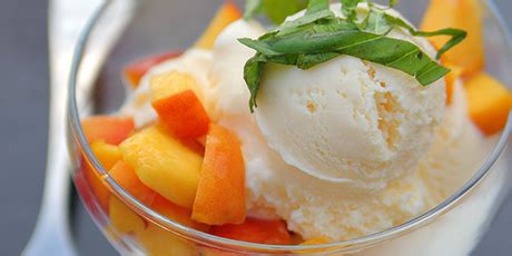 best-vanilla-ice-cream-with-peach-syrup-recipes-food image