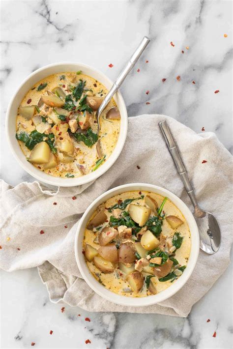 simple-potato-spinach-and-sausage-soup-delish image