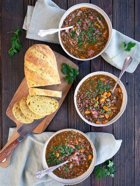 hearty-ham-and-lentil-soup-soup-recipes-belly-rumbles image