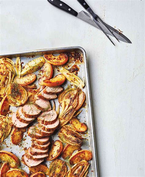 sheet-pan-pork-with-fennel-and-apples-recipe-real image