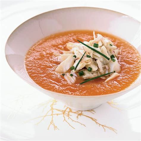 summer-melon-soup-with-crab-recipe-david-myers image