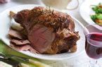 roast-leg-of-lamb-with-redcurrant-glaze-tesco-real-food image