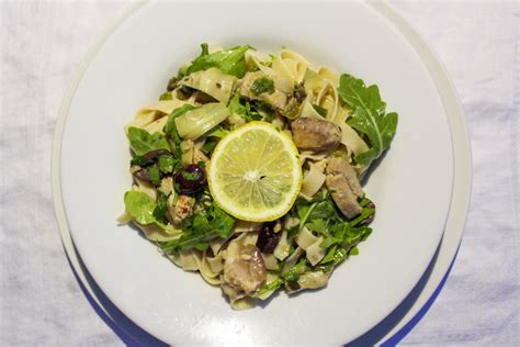blond-puttanesca-pasta-with-yellowfin-tuna image
