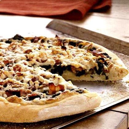 spinach-caramelized-onion-and-bacon-pizza image
