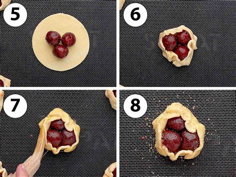 easy-cherry-tartlets-with-puff-pastry-a-baking-journey image