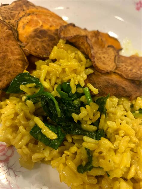 one-pot-turmeric-coconut-rice-with-greens image