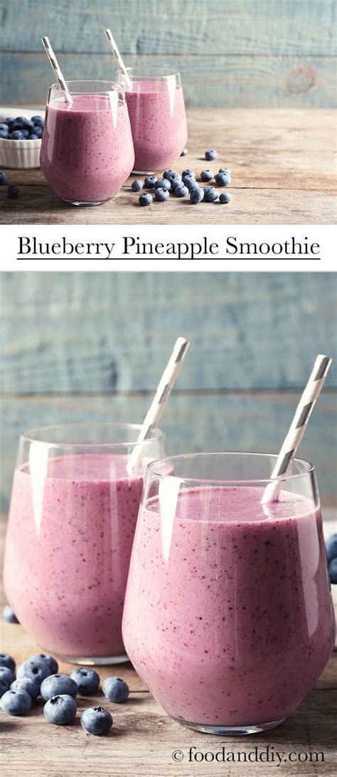 creamy-blueberry-pineapple-smoothie-food-and-diy image