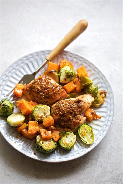 maple-dijon-chicken-with-roasted-vegetables-life image