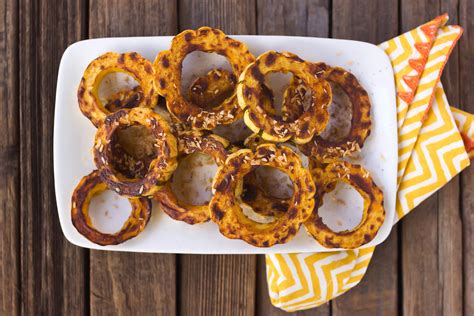 chile-spiced-roasted-delicata-squash-rings-tasty image