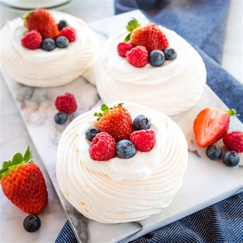 meringue-nests-with-berries-and-vanilla-cream-the image