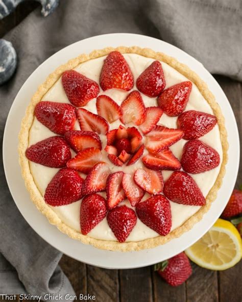 strawberry-lemon-tart-with-lemon-curd-that-skinny image