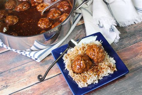 meatballs-and-brown-gravy-baked-broiled-and-basted image