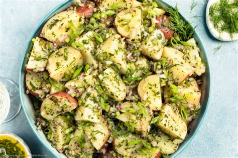 no-mayo-potato-salad-recipe-no-spoon-necessary image